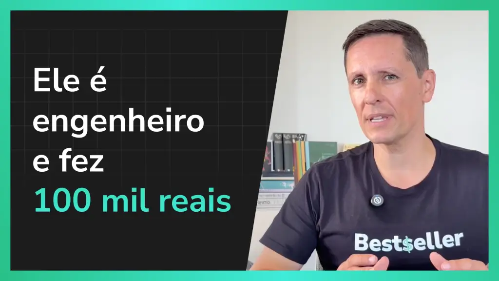 Ele é engenheiro e fez 100 mil reais